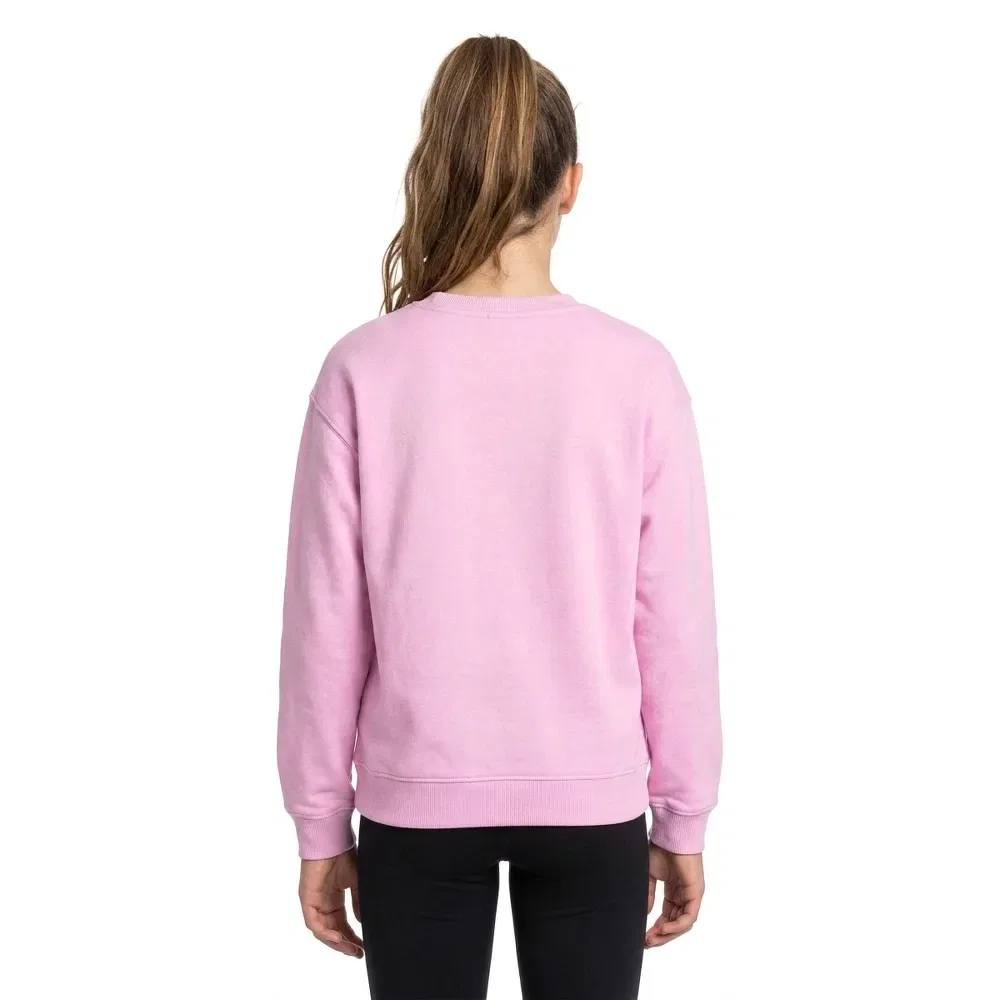 Детский свитшот для девочек с принтом Roxy Morninghike BRG, Pink — фото 4