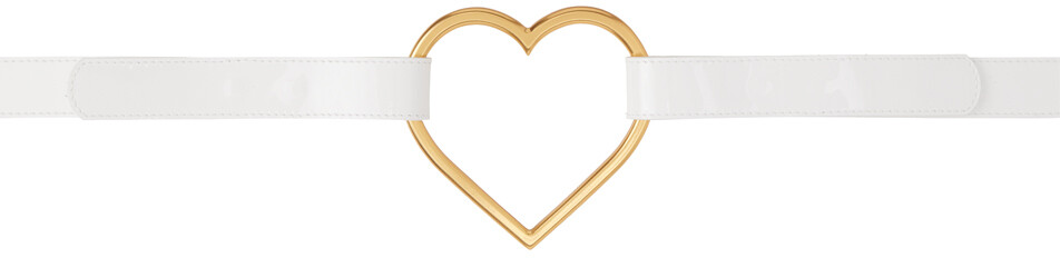 

Пояс с белым сердцем Blumarine