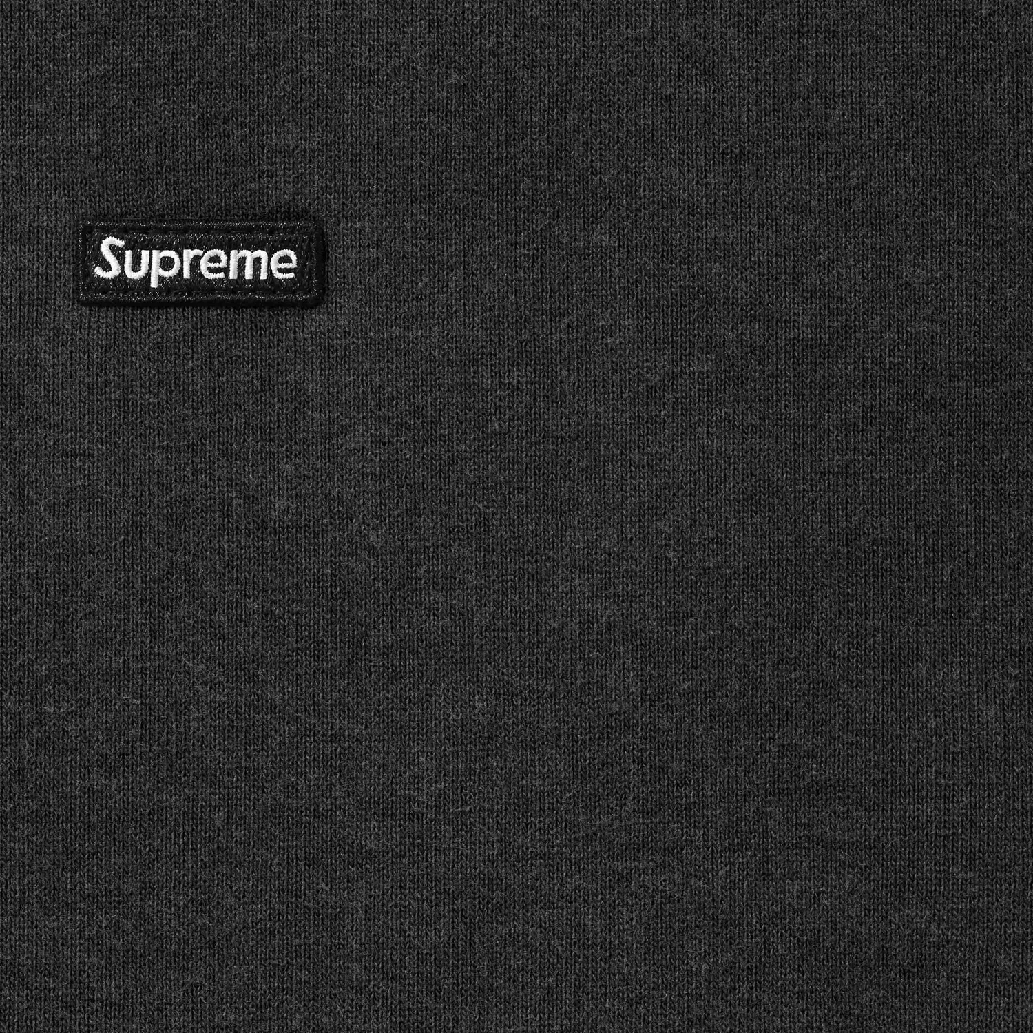 Свитшот на молнии с капюшоном Supreme Small Box, Черный — фото 2