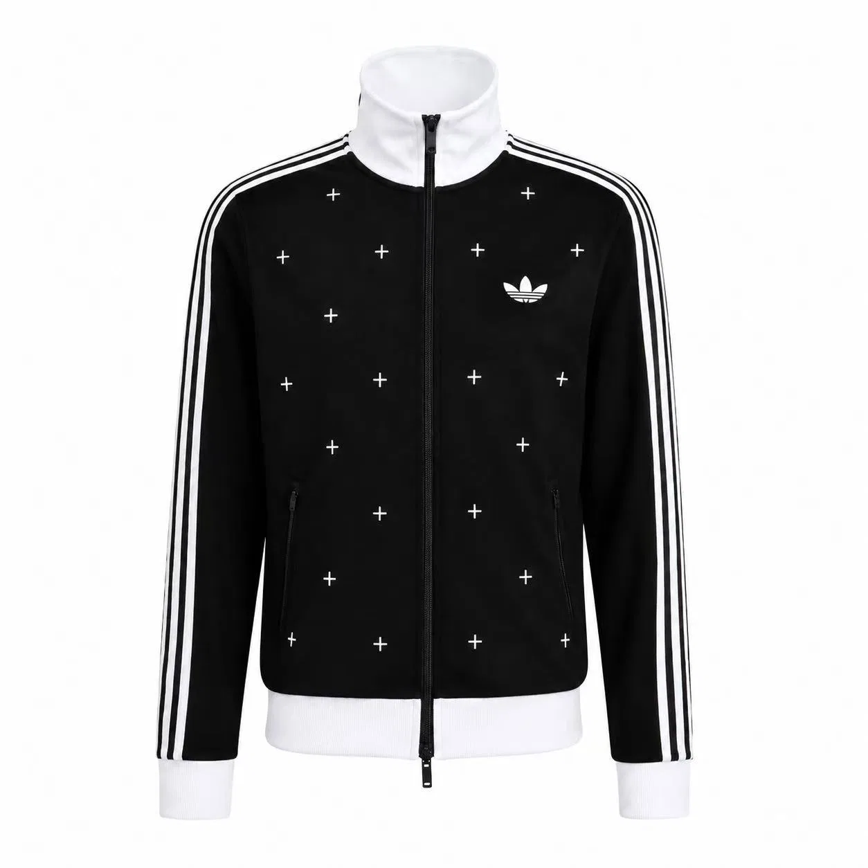 Мужская куртка Adidas Originals Adicolor Stand Collar Moderate Straight Fit, Black Shopping Bag — фото 3