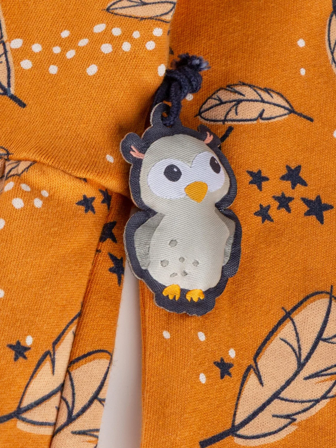 Платье Sigikid Kleid Magic Owl оранжевого цвета — фото 2