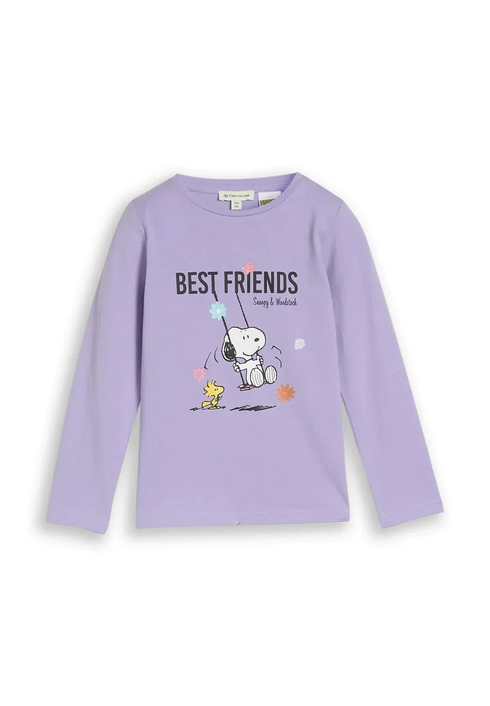 Футболка с длинными рукавами (langarmshirt mit peanuts-print) Tom Tailor, Sweet Purple