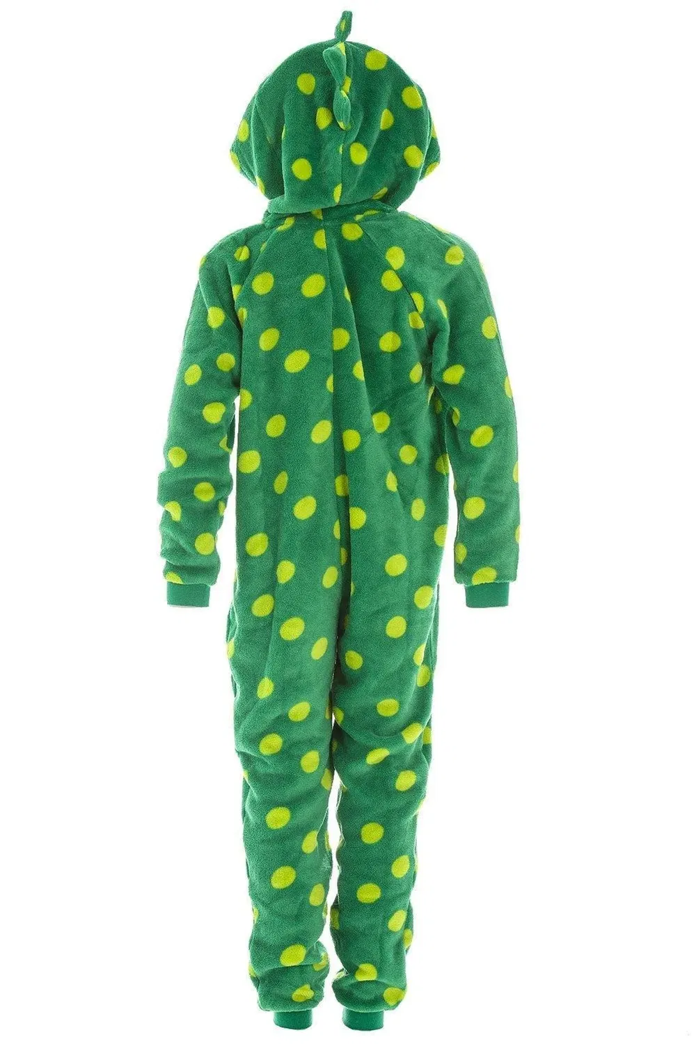 Детский хлопковый комбинезон с капюшоном Dragon Polka Dot Camille, Green — фото 2