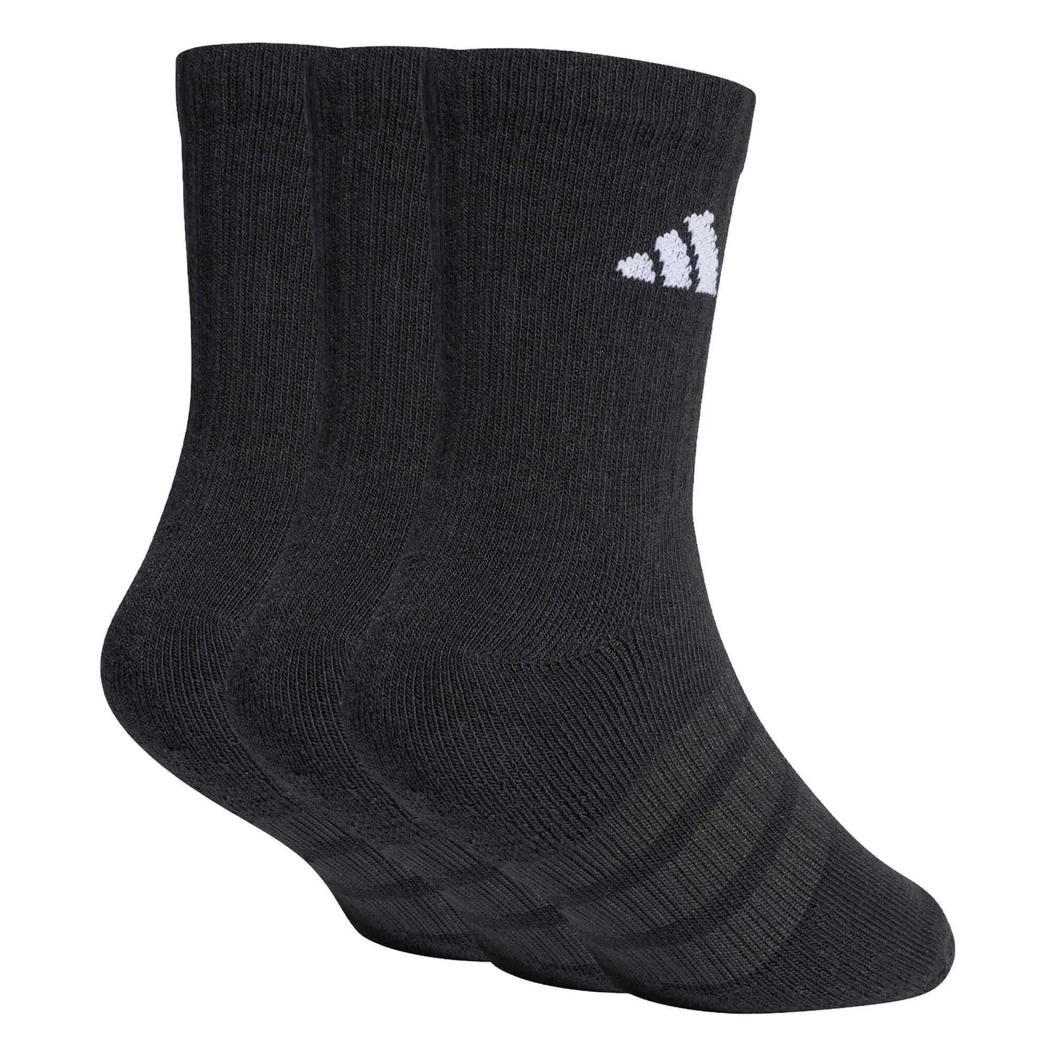 Детские носки с принтом Adidas Sport C Kd Crw 3P Socken, Adidas, Цвет: Schwarz — фото 2