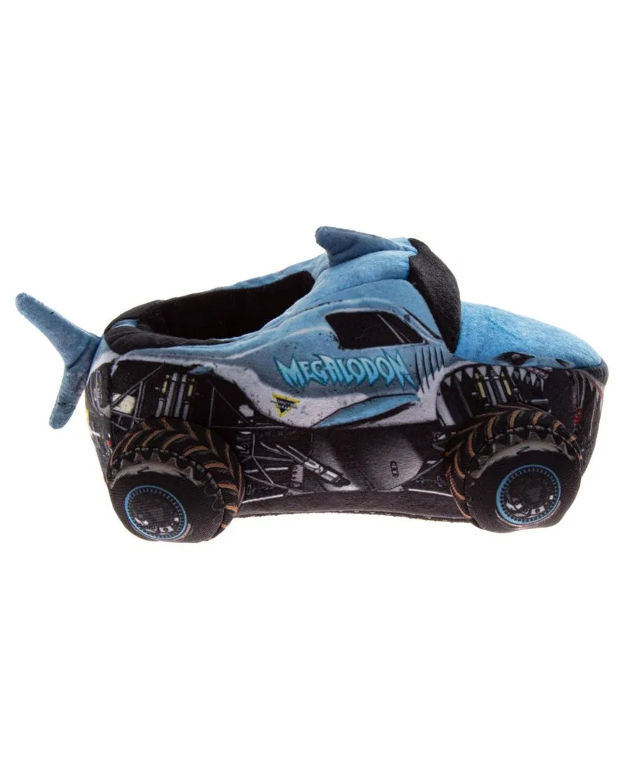 Тапочки 3D Megalodon Monster Jam, Black Blue — фото 2