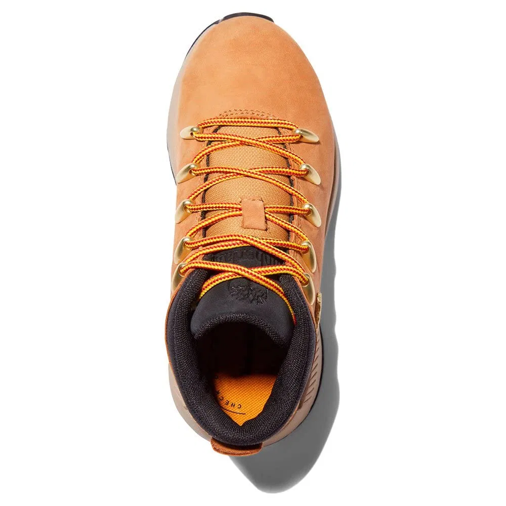 Детские ботинки для мальчиков с рифленой подошвой Sprint Trekker Mid Timberland, Brown — фото 4
