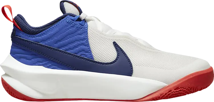 

Кроссовки Nike Team Hustle D10 GS 'White Game Royal', белый