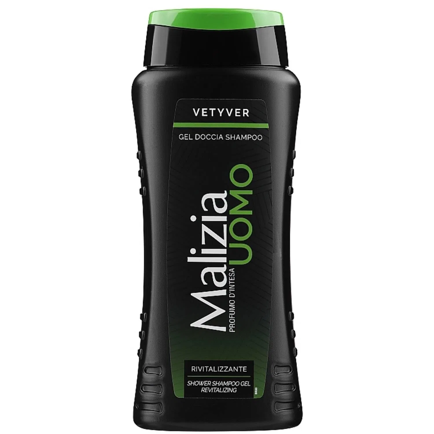 Гель для душа и шампунь 2 в 1 с алоэ вера Malizia Vetiver, 250 мл
