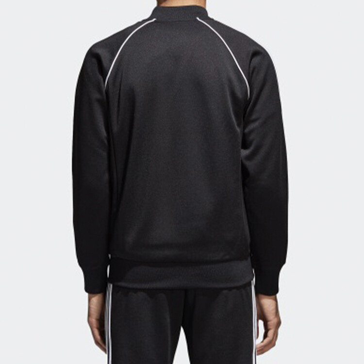 Мужская куртка Adidas Originals SST 3-Stripes, черный — фото 4