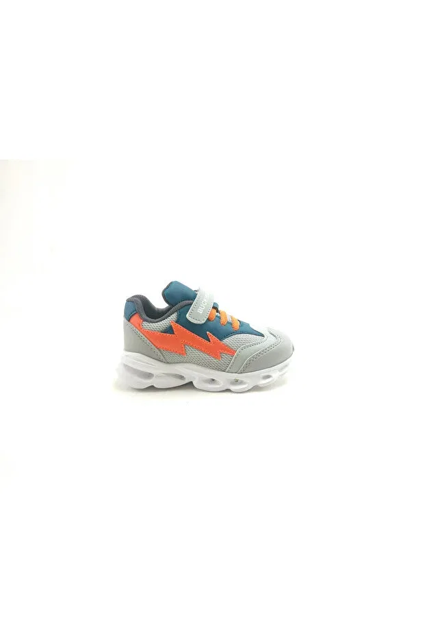 Детские кроссовки для девочек со светодиодами Buckhead, Blue - Orange