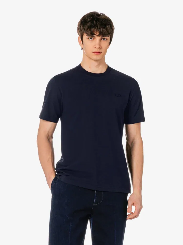 Футболка поло Lacoste пике, мужская, синий