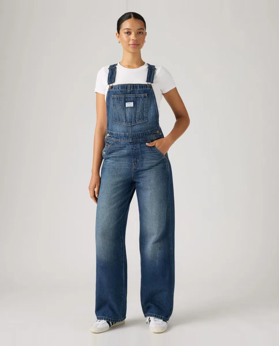 Женский комбинезон длинный, Vaquero Tirantes Ajustables, Levi's, Azul índigo