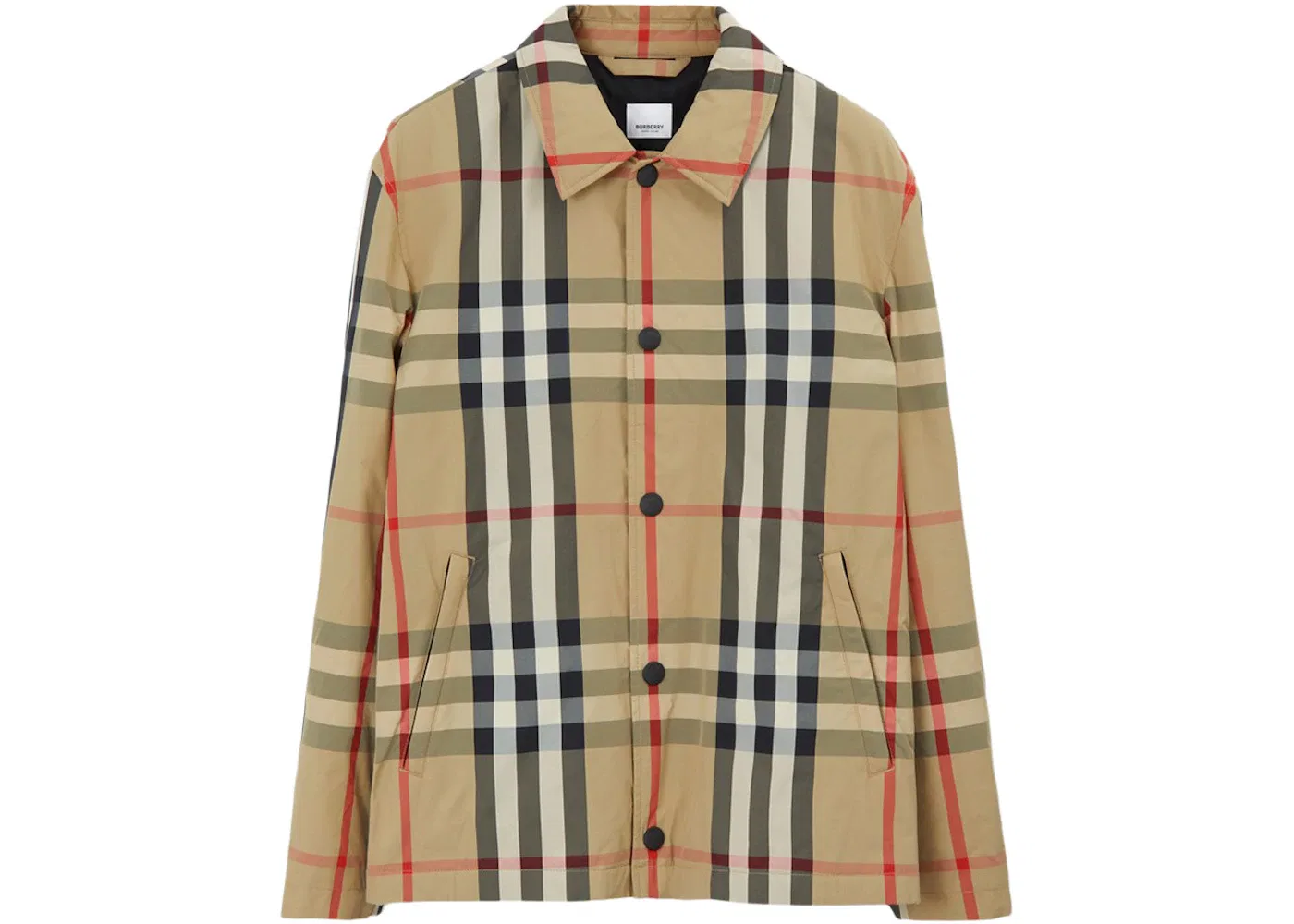 Мужская куртка с принтом Burberry, Black Archive Beige