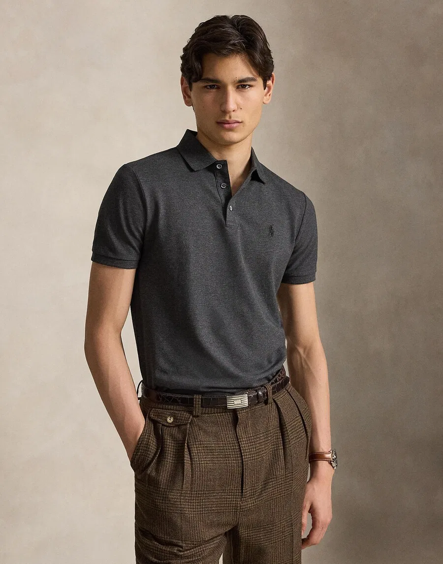 Футболка Polo Ralph Lauren цвета антрацит — фото 2
