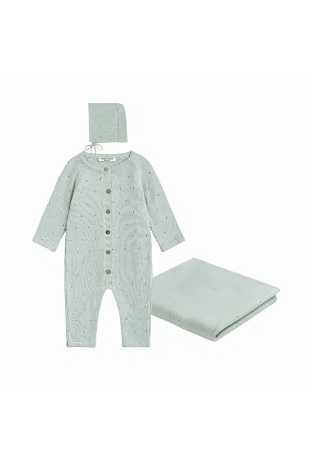 Детский комплект для новорожденных хлопковый Nubo Baby, Mint