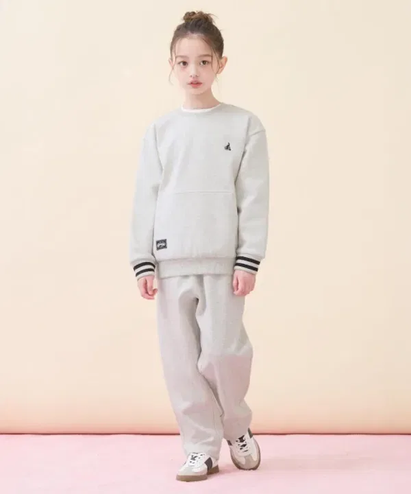 Спортивный костюм с кенгуру-карманом, из футера, Beanpole Kids, бежевый