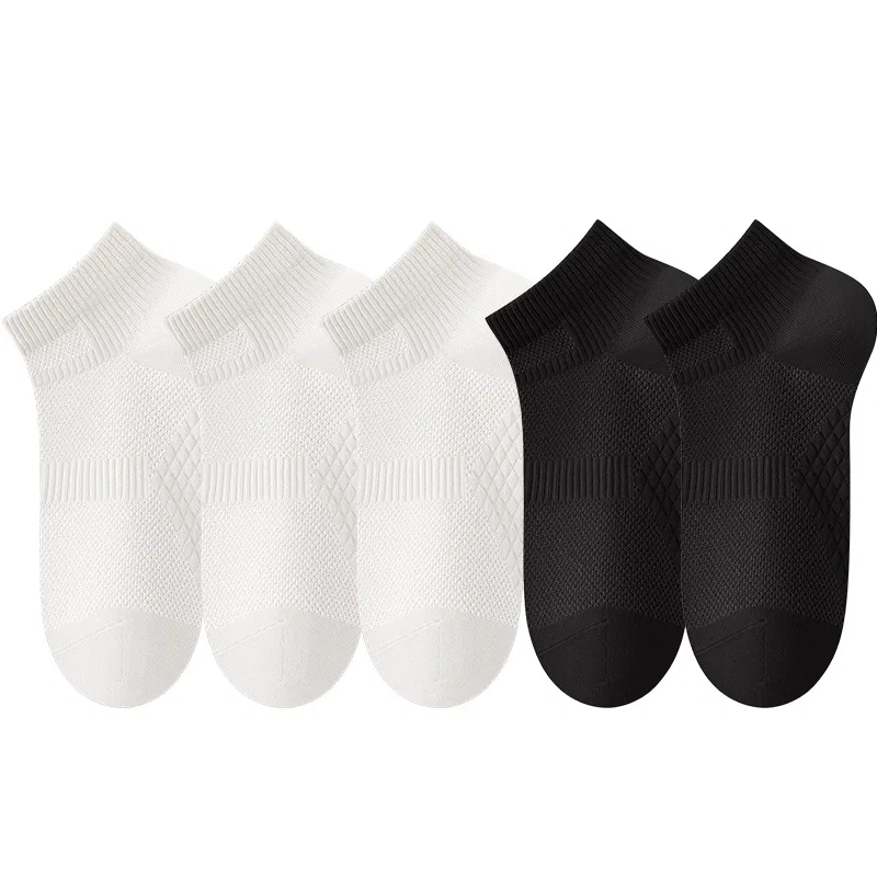 Детские носки набор 5 пар DUSHILIREN, Combo White 3+Black 2