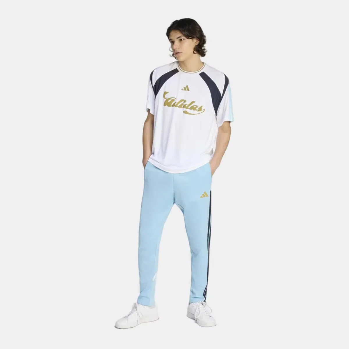 Мужские брюки, House Of Tiro Nations, adidas, синий — фото 3