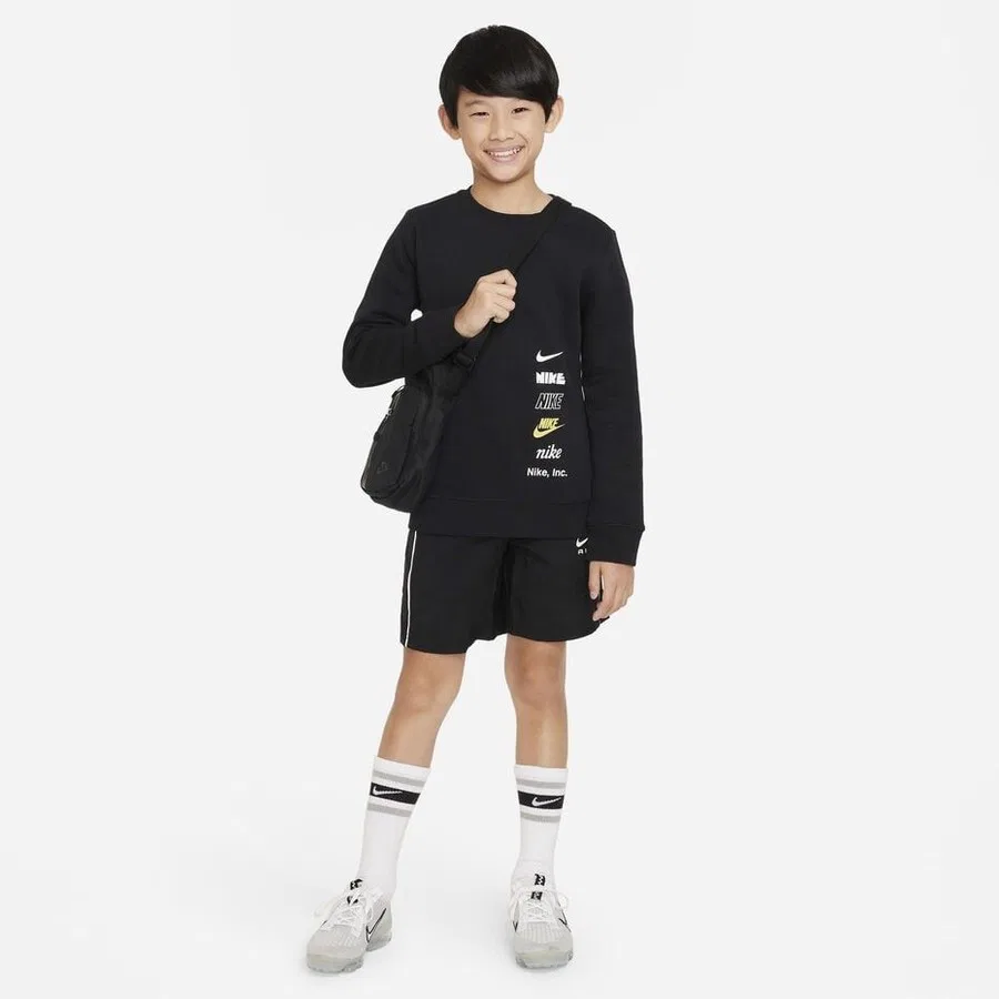 Свитшот детский с принтом Nike Sportswear Pullover, Черный — фото 2