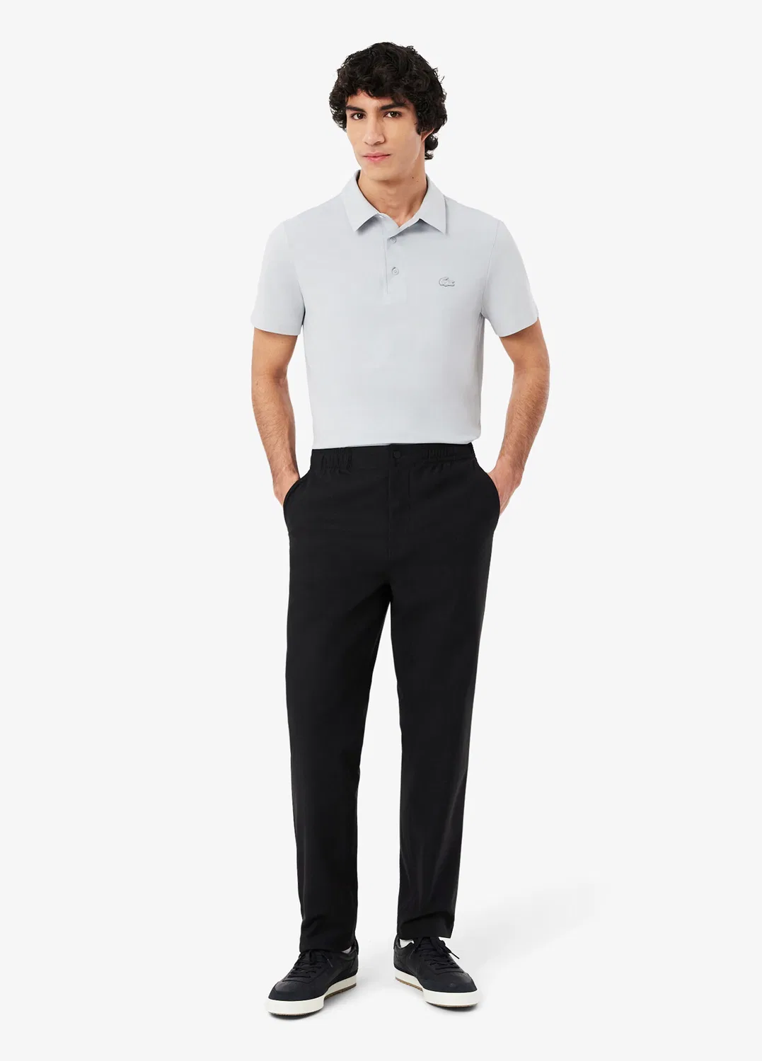 Чино Lacoste Regular Fit, black — фото 2