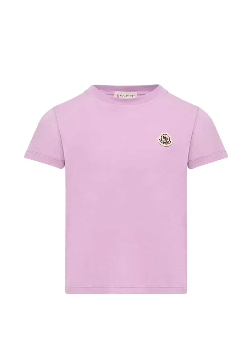 Футболки с нашивками с логотипом (набор из трех) Moncler Enfant, фиолетовый