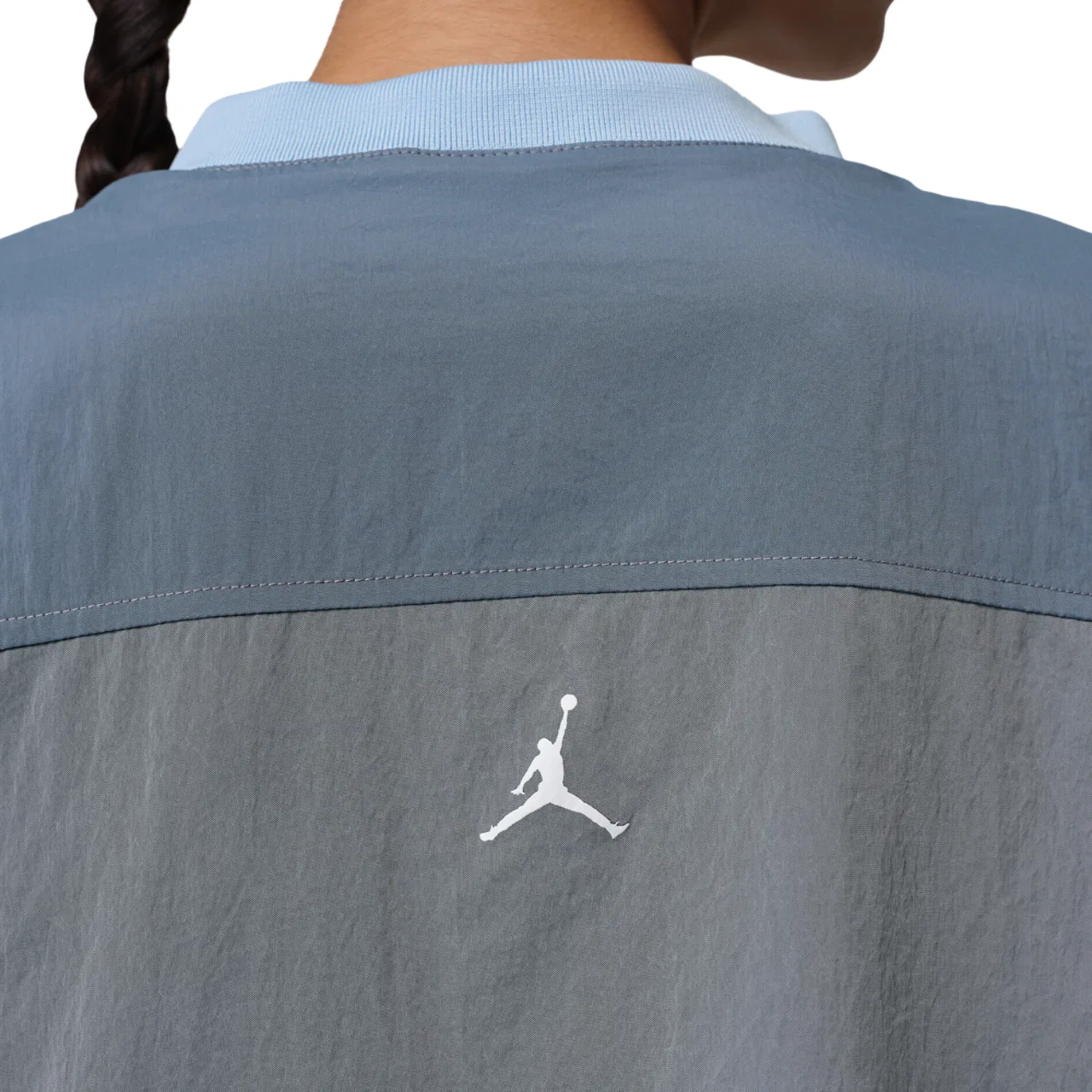 Женская футболка с длинным рукавом Brooklyn Woven Graphic Jordan, цвет Psychic Blue/White — фото 4