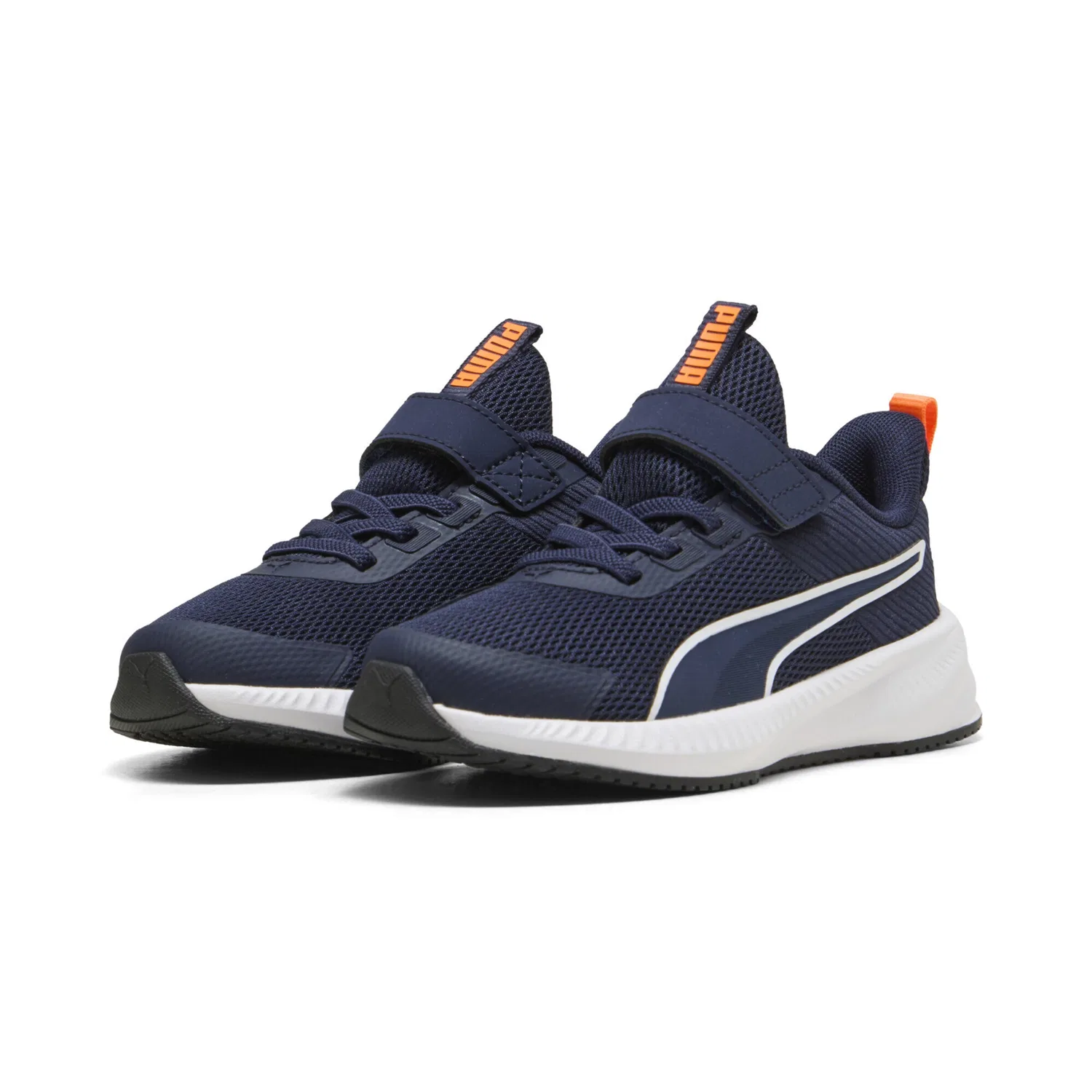 Спортивные кроссовки Puma Flyer 4 темно-синего цвета — фото 2