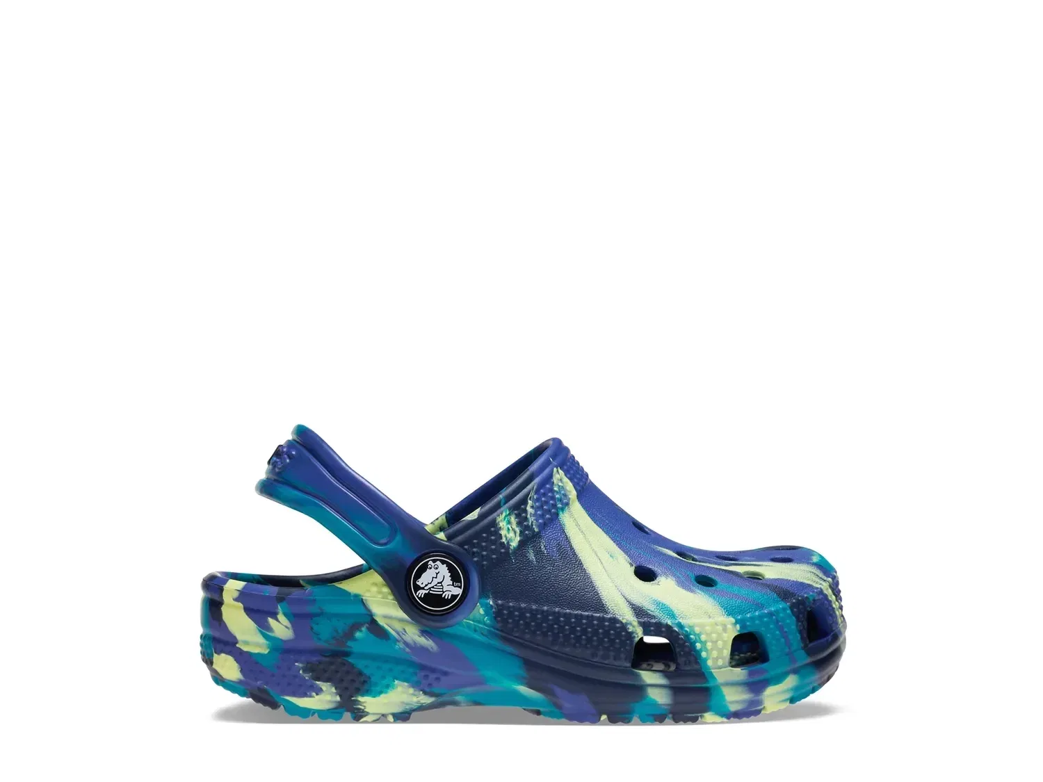 Сабо Classic Marbled для детей, Crocs, Navy — фото 4