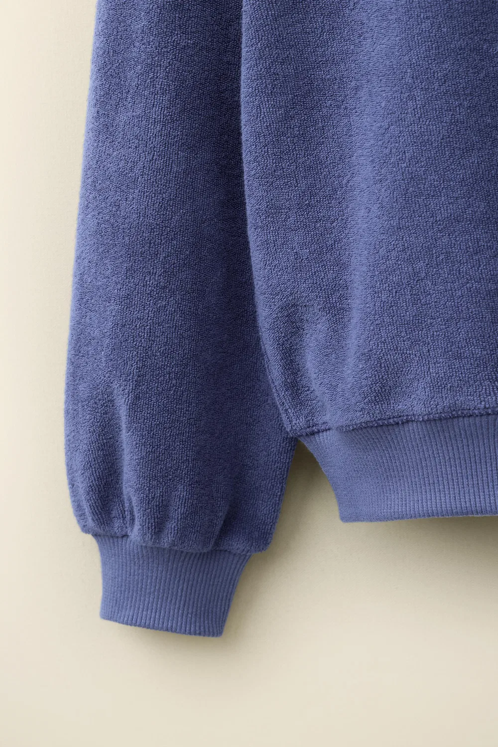 Тканевая толстовка из махровой ткани, созданная в сотрудничестве Caramel London и Zara, Blue — фото 4