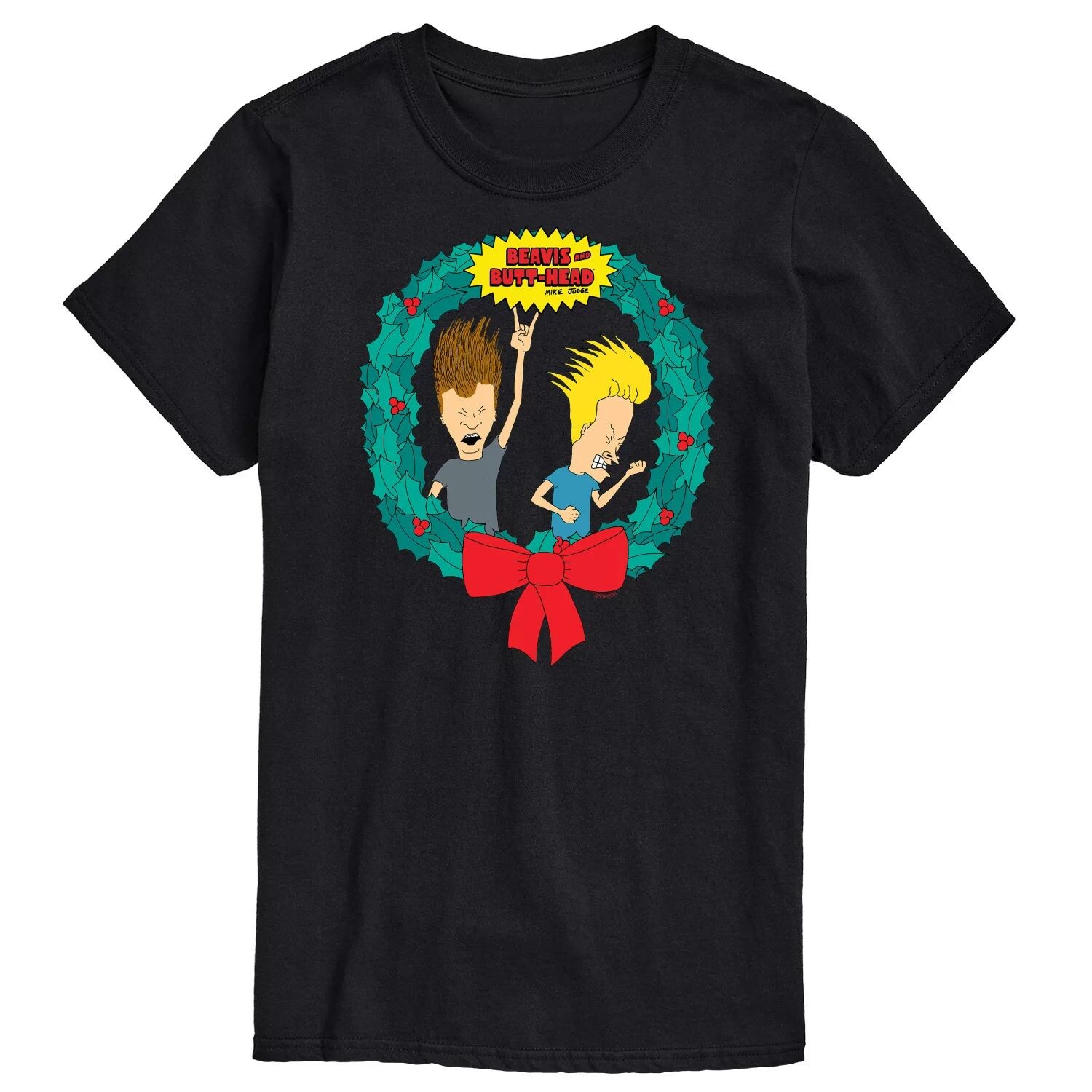 

Мужская футболка Beavis And Butthead Rockin' Wreath Licensed Character