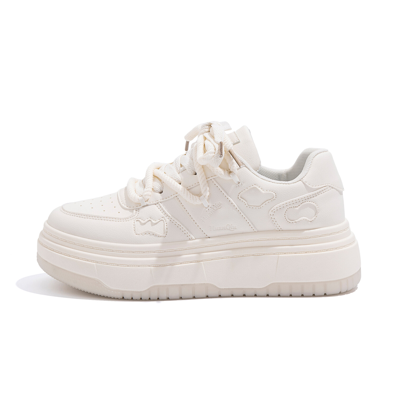 

Кроссовки HUANQIU Skateboard Shoes Women's Low-Top Beige, бежевый