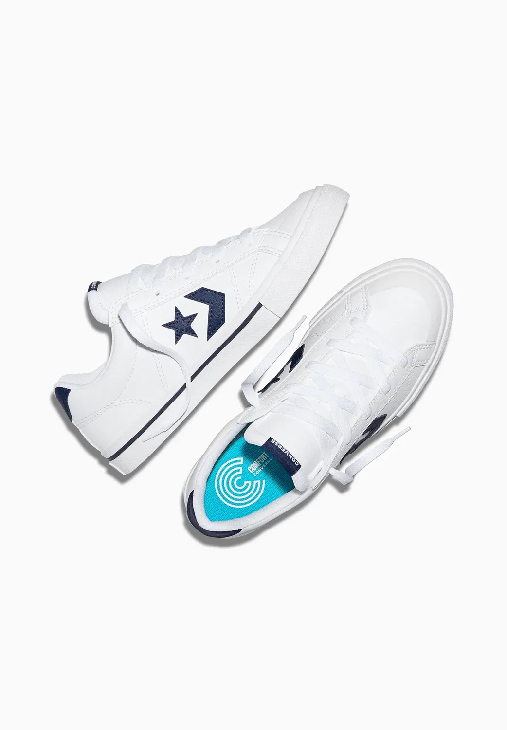 Niedrige schuhe sport casual унисекс - кроссовки Converse, White — фото 3