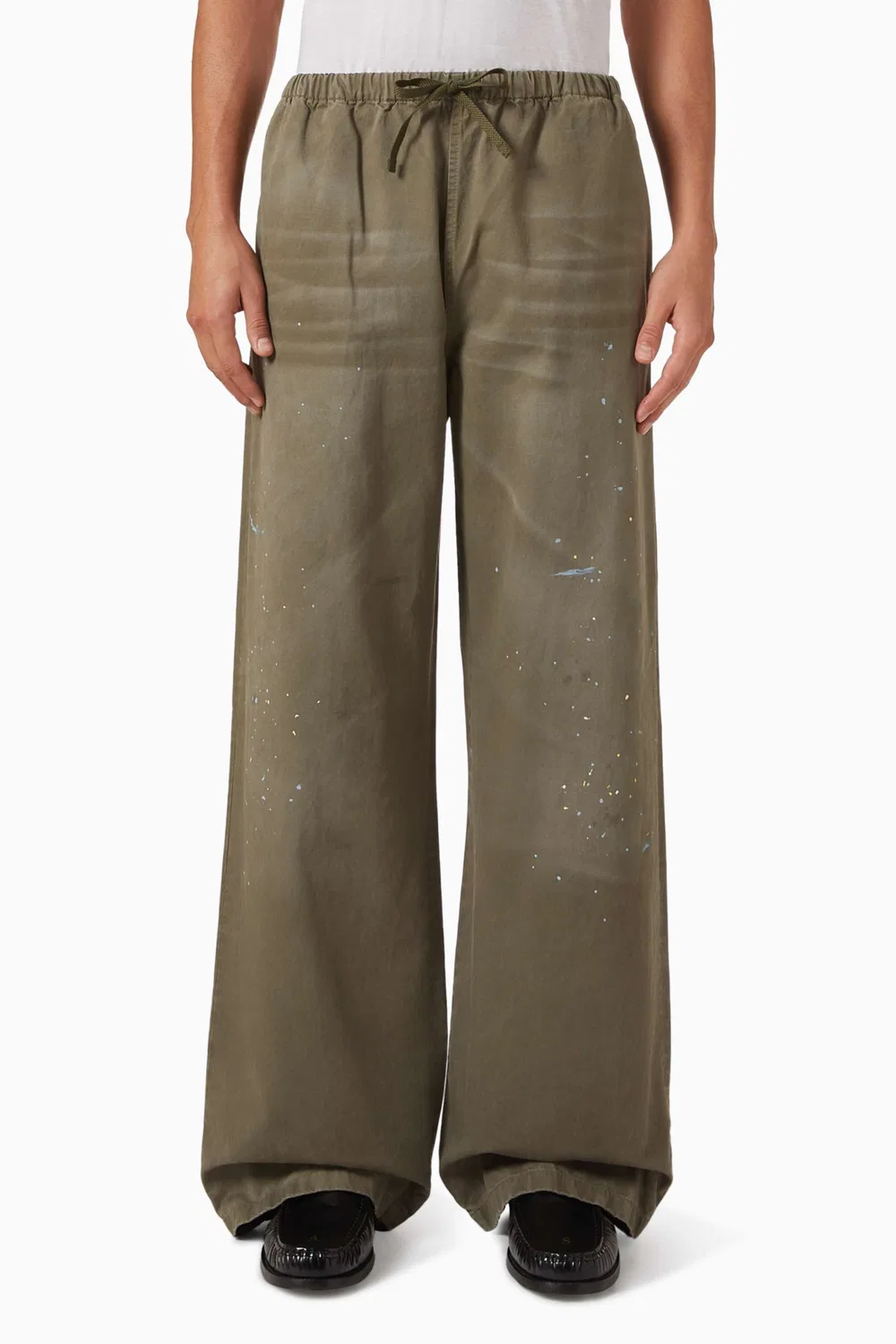 Брюки прямые из хлопка Acne Studios