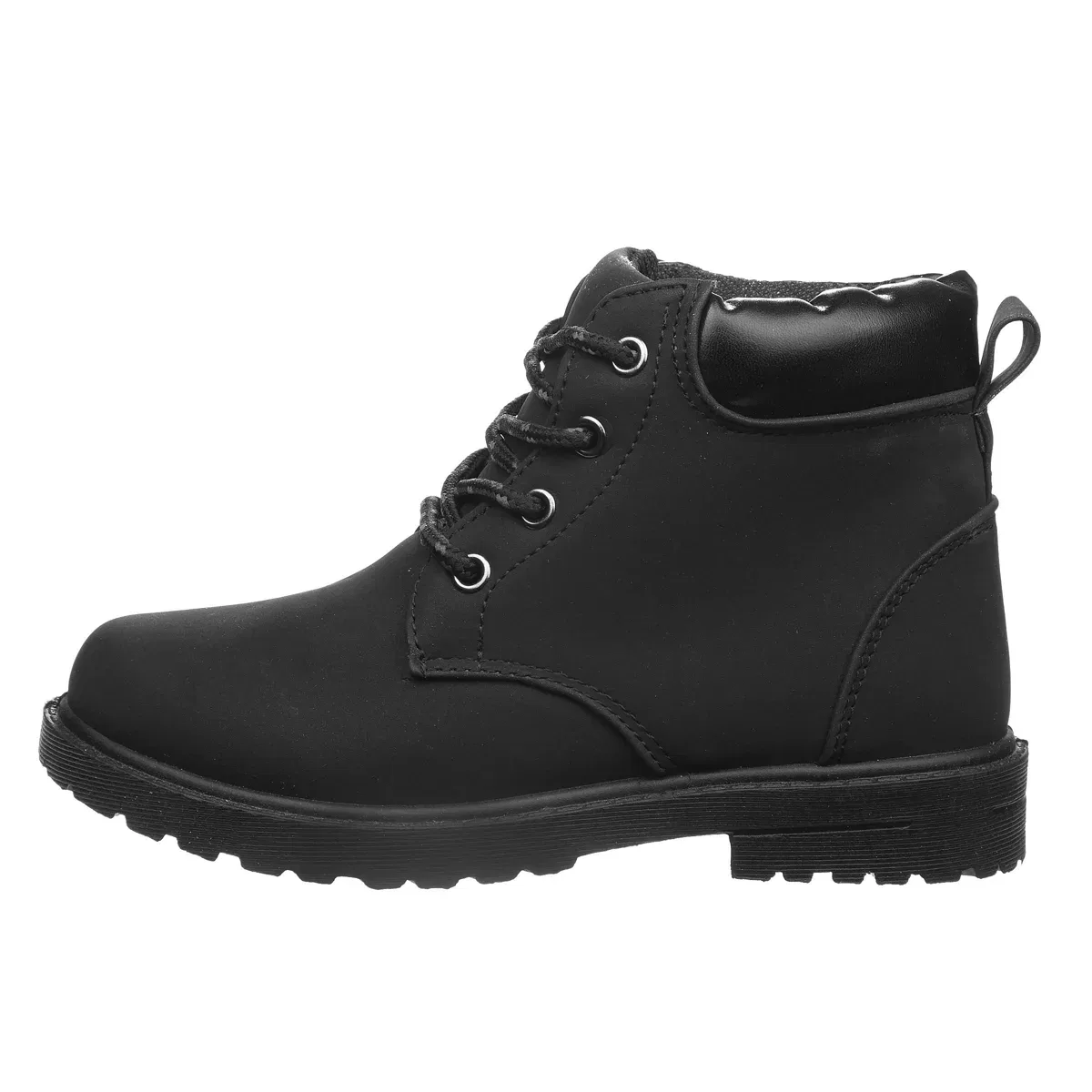 Детские ботинки на шнуровке Josmo Shoes, Black — фото 2