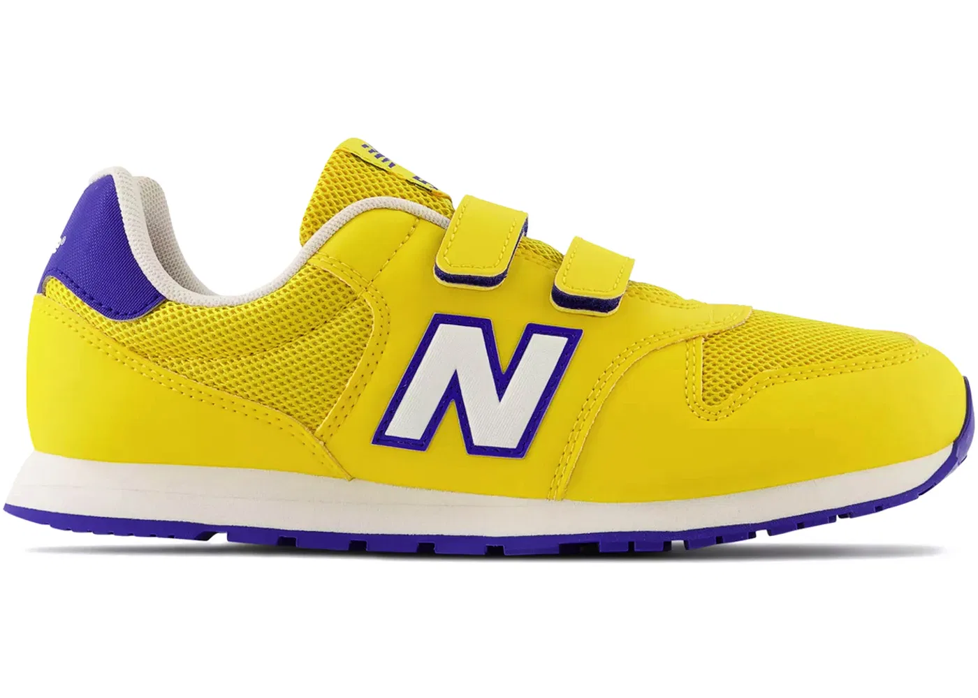 Детские кроссовки на липучках New Balance 500 Hook and Loop, Honeycomb Infinity Blue
