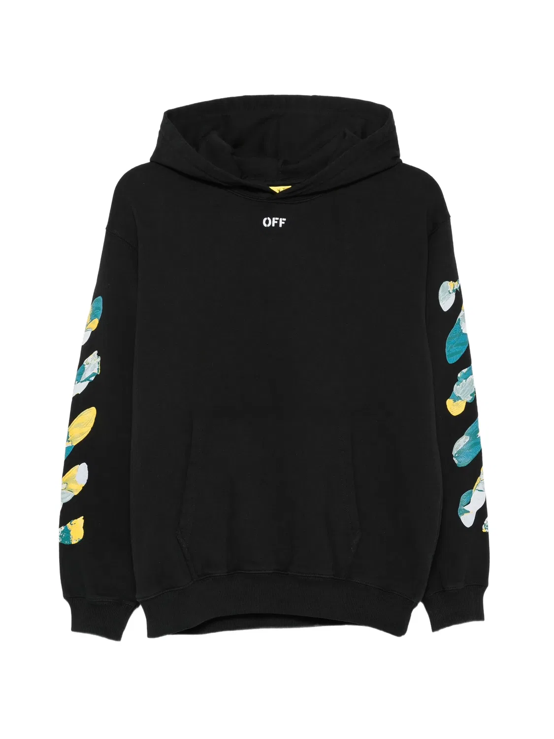 Худи Diagonals с логотипом черного цвета OFF-WHITE, черный