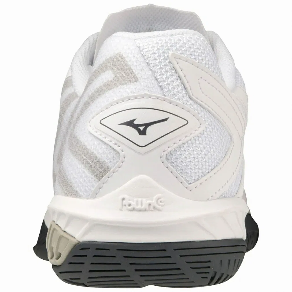 Кроссовки для бадминтона «Wave Claw EL 2» от Mizuno, White X Light Gray — фото 4