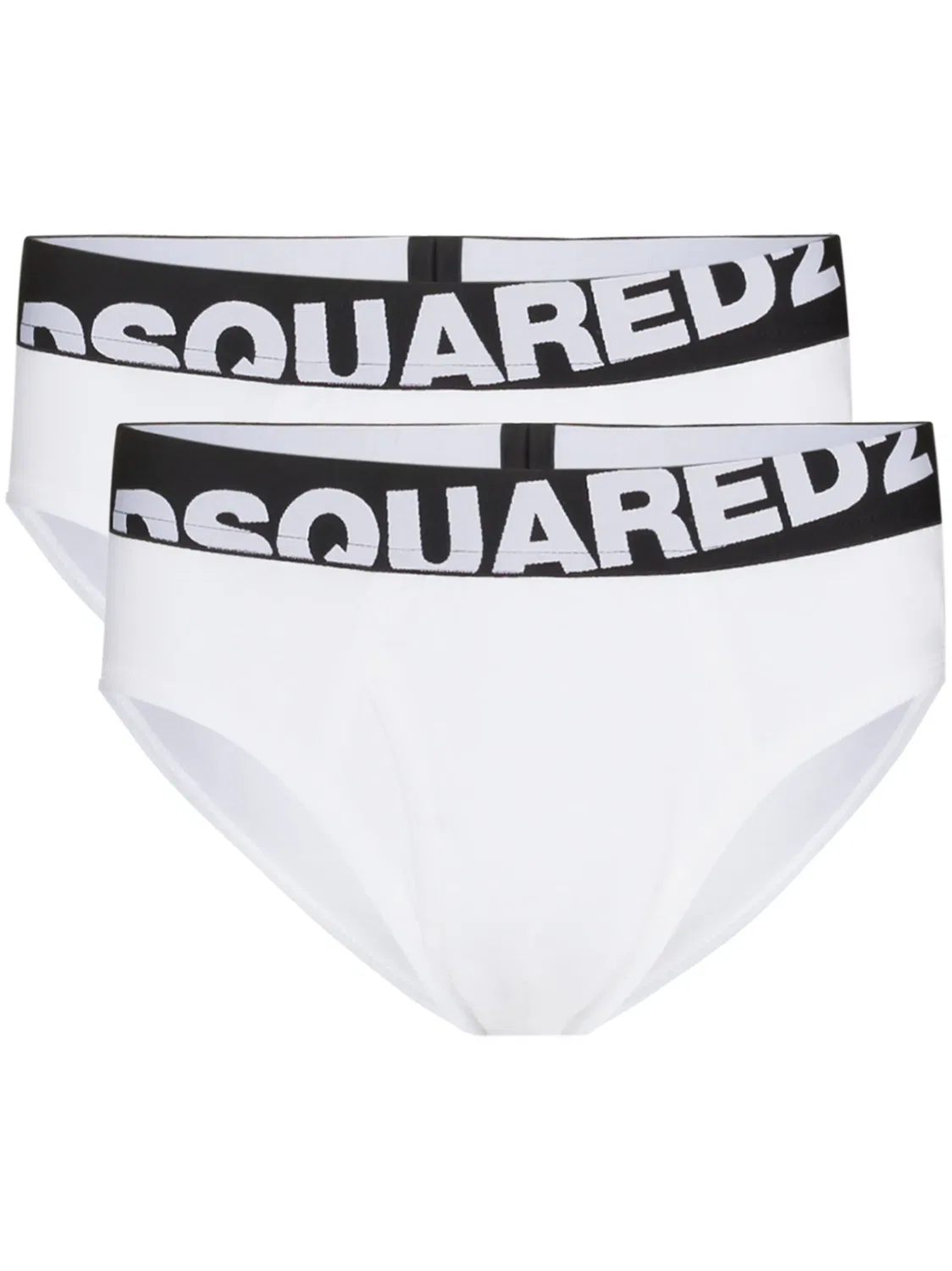 Набор из двух трусов с логотипом DSQUARED2, белый