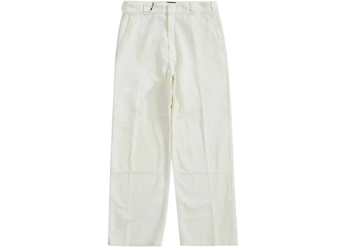 Мужские брюки из вельвета с двойной коленной частью Supreme Dickies Double Knee Corduroy Work Pant, White — фото 2
