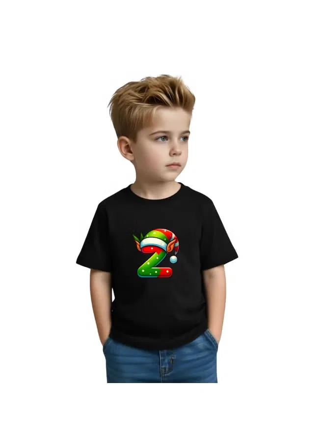 Футболка с принтом алфавита для мальчиков Printshop4Me, зеленый — фото 3