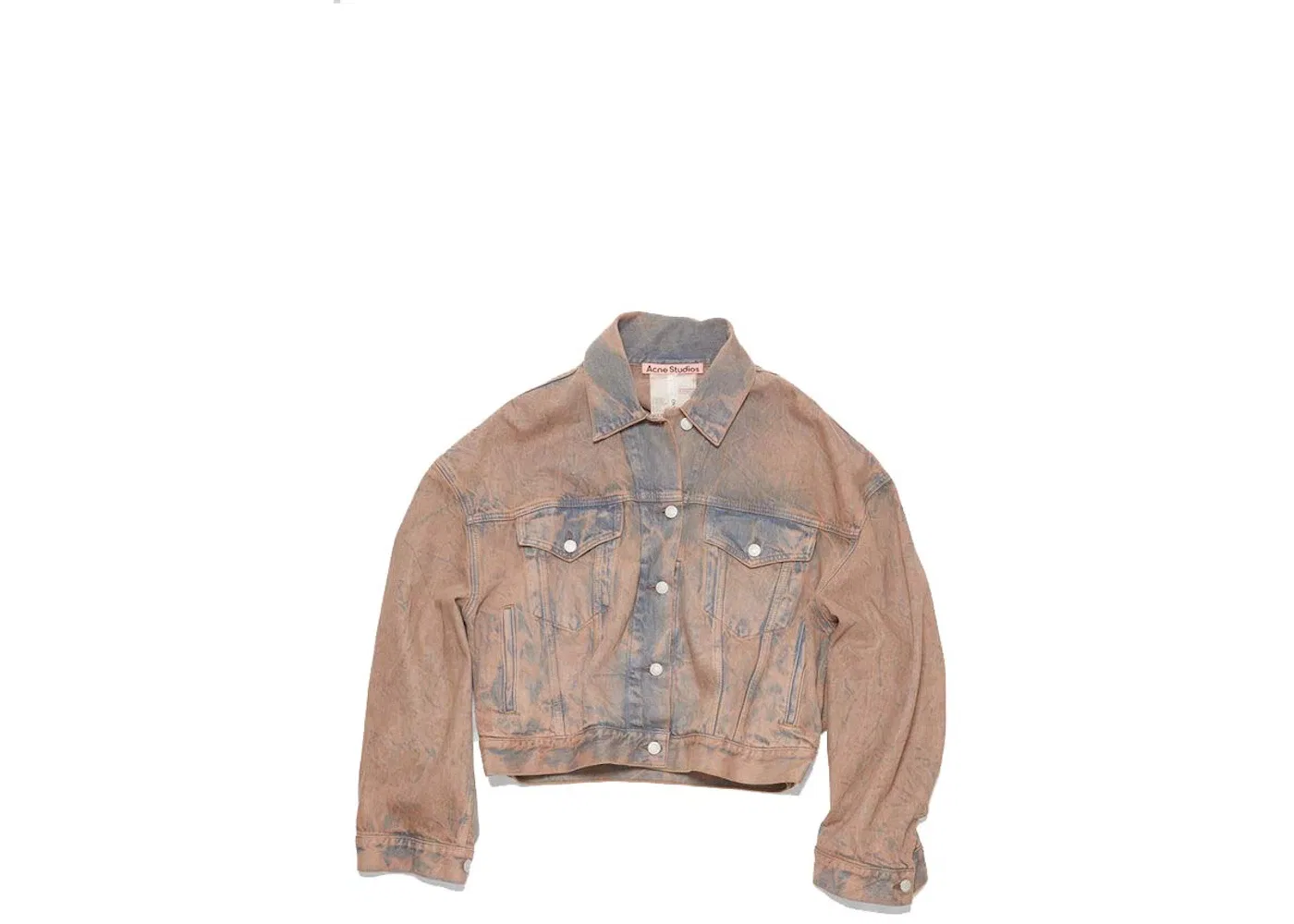 Женская джинсовая куртка свободного кроя Morris Acne Studios, Light Pink/Grey