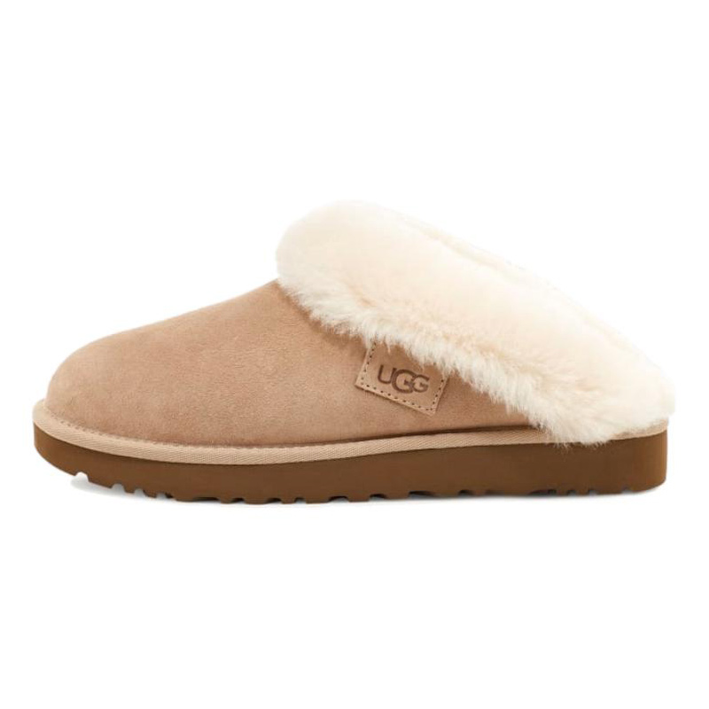 UGG Сандалии с закрытым носком из нескользящей ткани EVA, женские, бежевые
