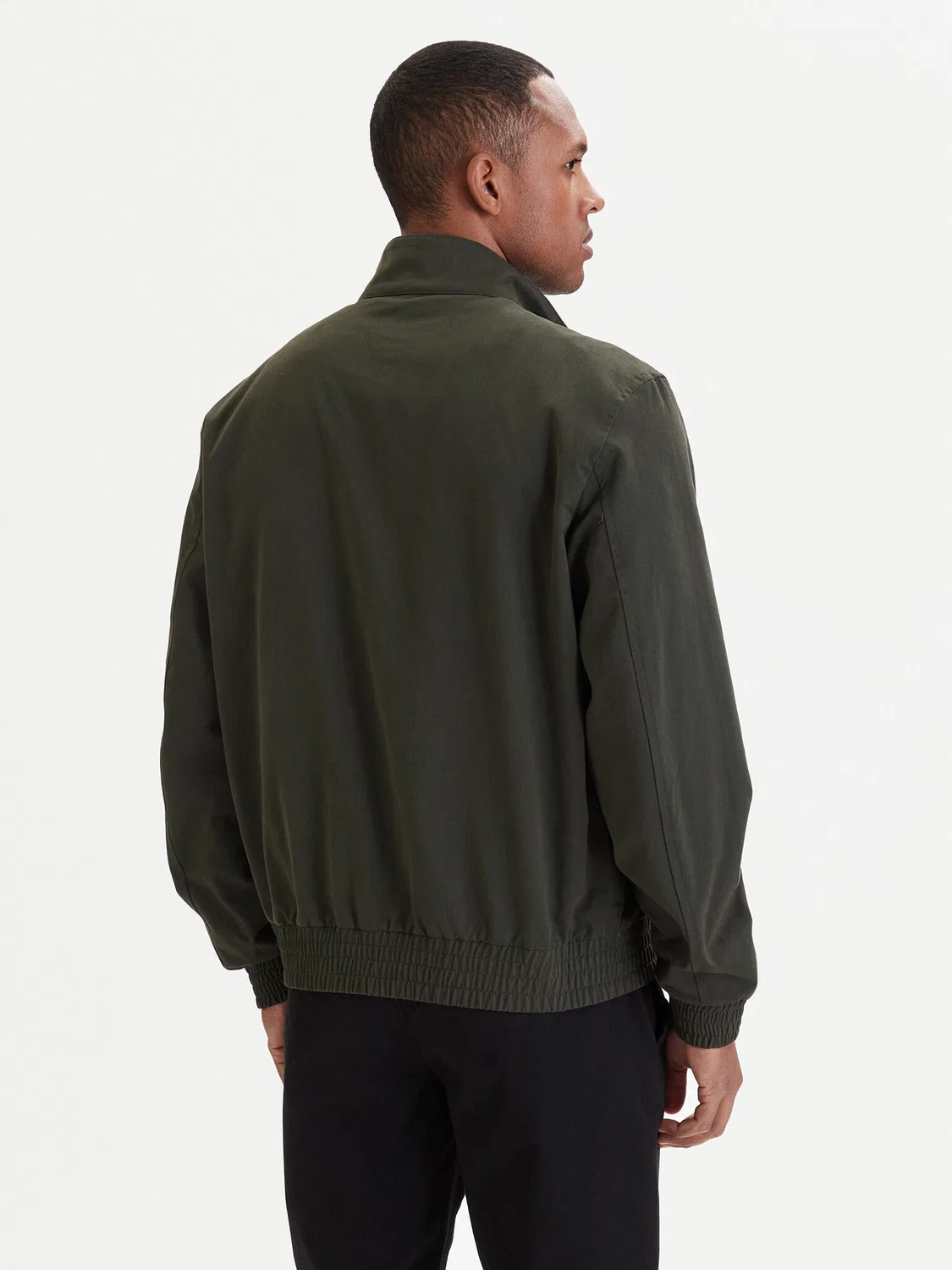 Мужская демисезонная куртка стандартного кроя Harrington Tommy Hilfiger, зеленый — фото 3