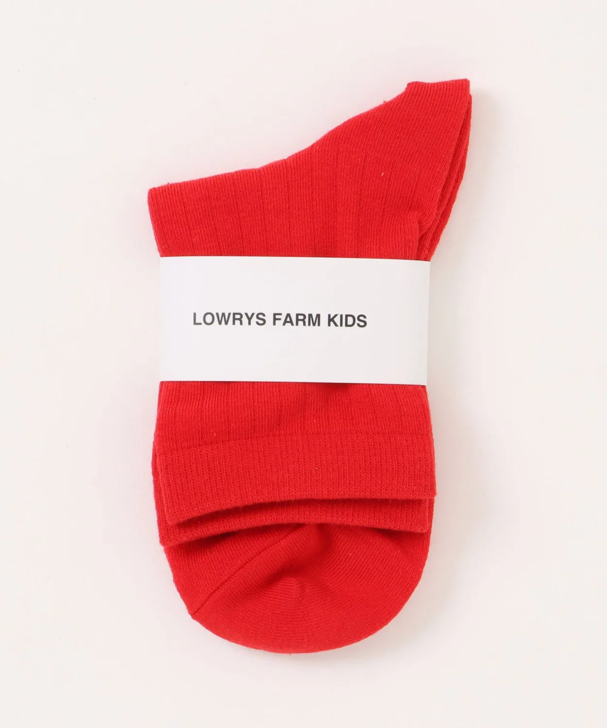 Детские носки короткие с принтом LOWRYS FARM, Красный