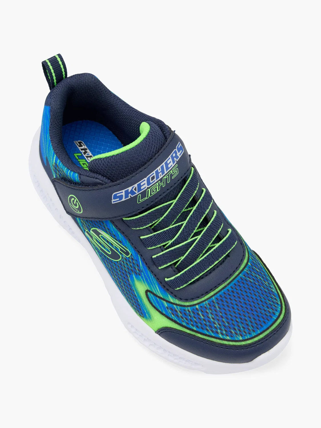 Детские кроссовки с подсветкой CRATER LIGHTS Skechers, синий — фото 2