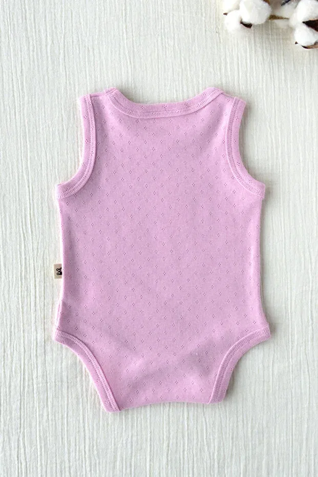 Детское боди для новорожденных хлопковое Mimu Baby, Pink — фото 2