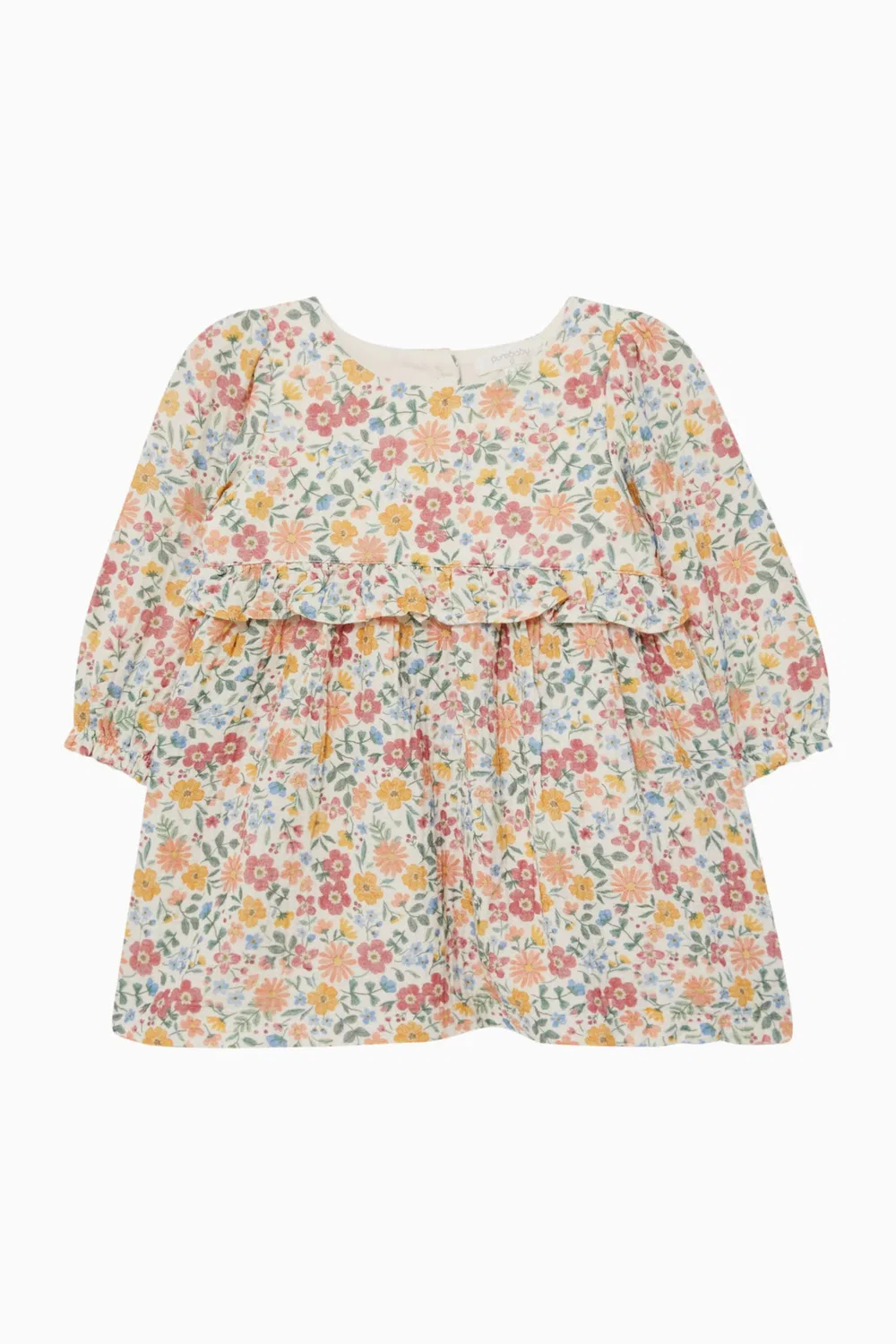 Платье с принтом Wild Flower Purebaby