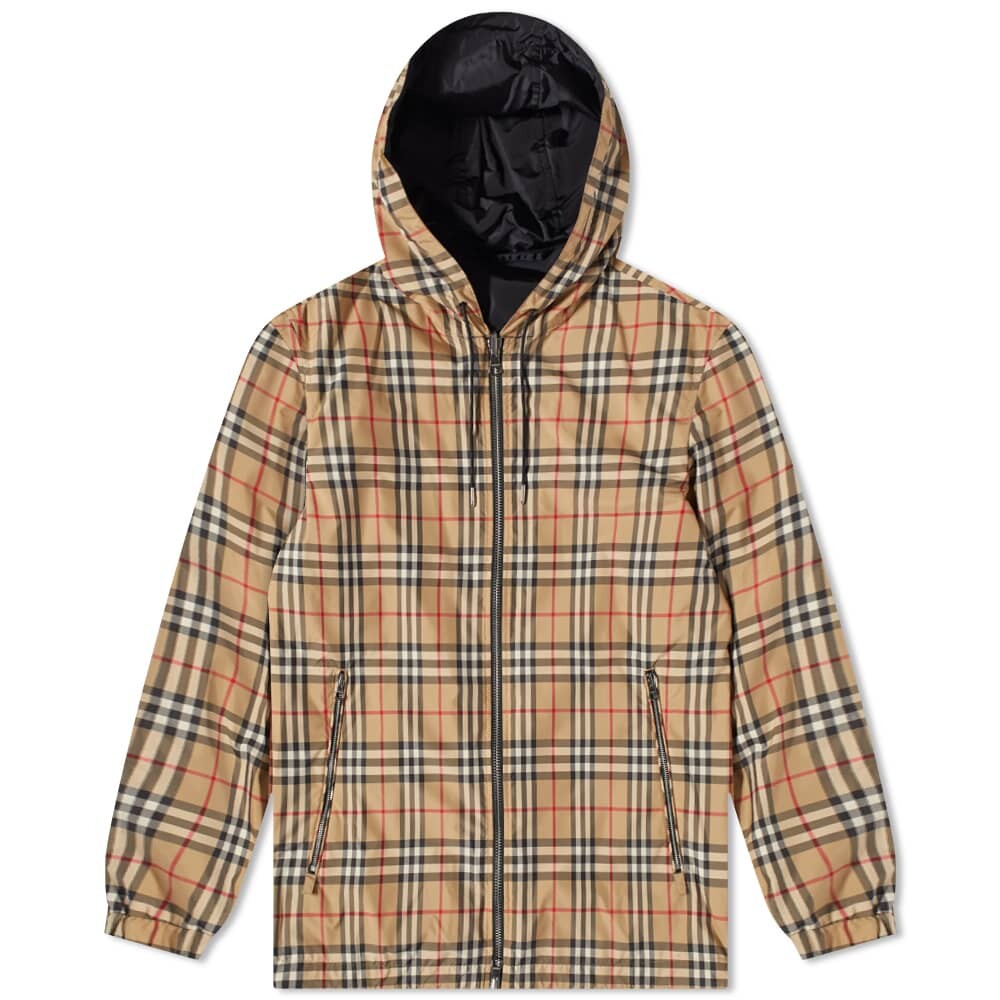 

Двусторонняя куртка в клетку Streton Burberry, Серый, Двусторонняя куртка в клетку Streton Burberry