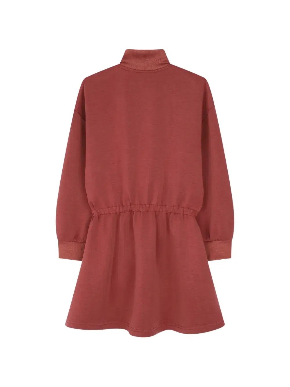 Платье с кулиской и молнией Boss Kidswear, красный — фото 2