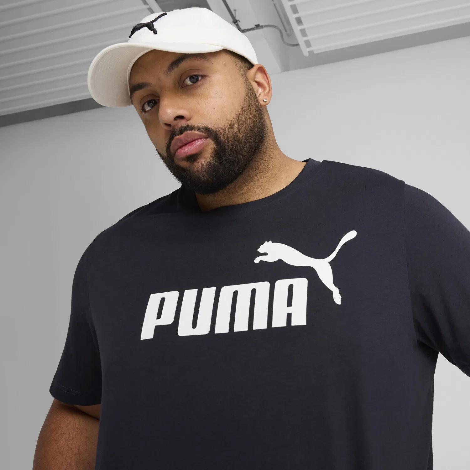 Детская хлопковая футболка с логотипом PUMA, New Navy Blue — фото 4